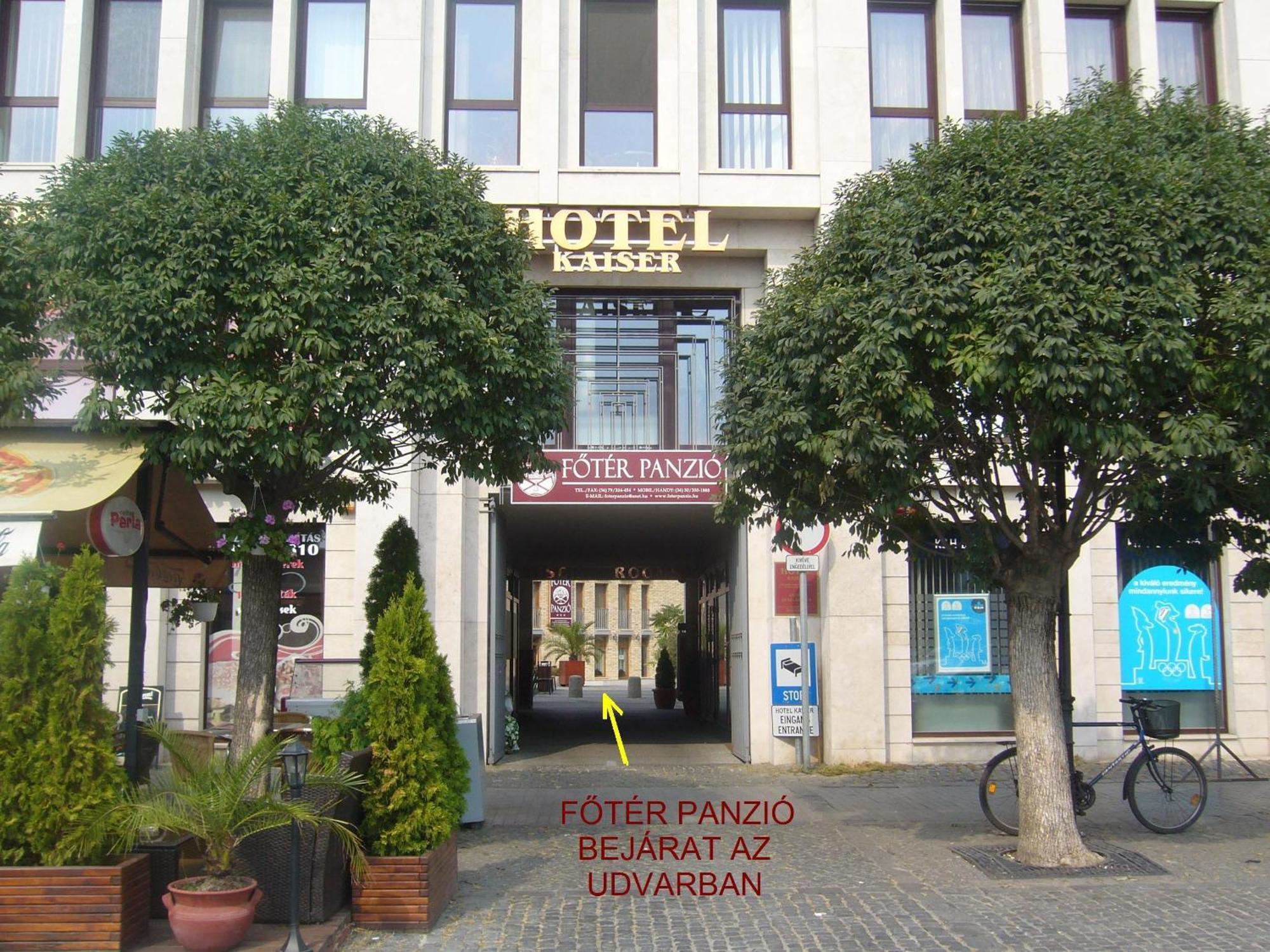 Hotel Foter Panzio Baja Exteriér fotografie